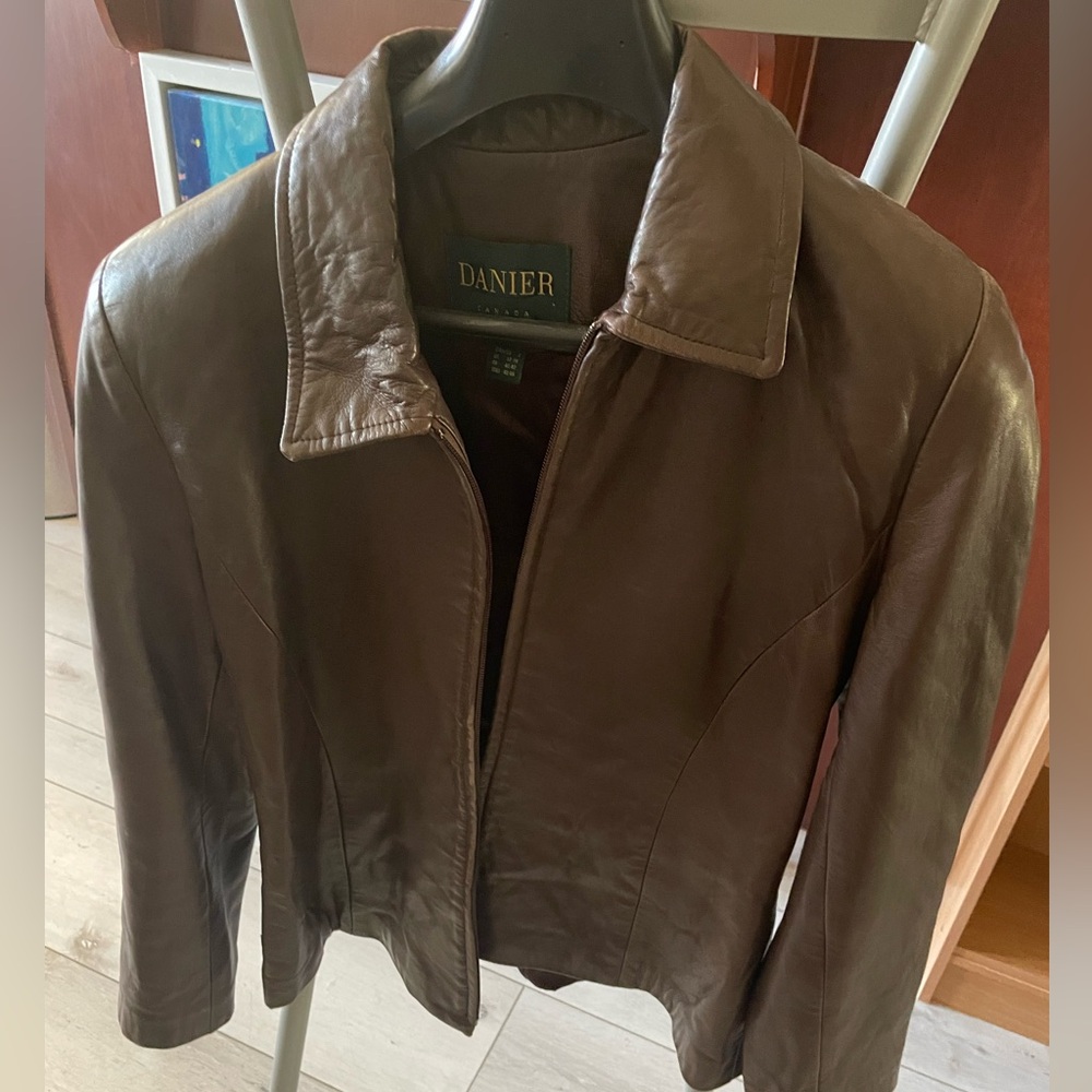 Danier Brown Leather Jacket